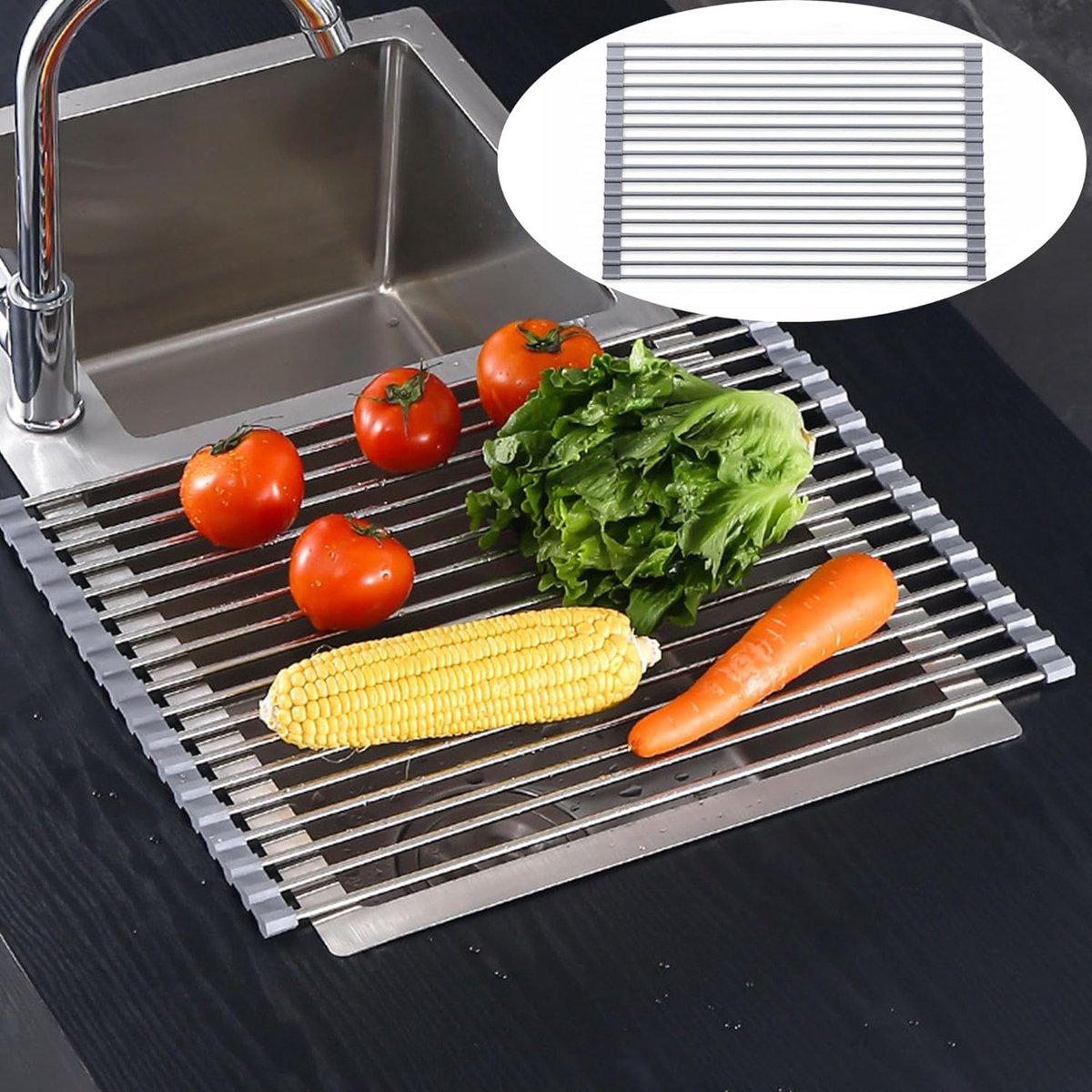 DryFlex™ – Zusammenklappbares Abtropfgestell