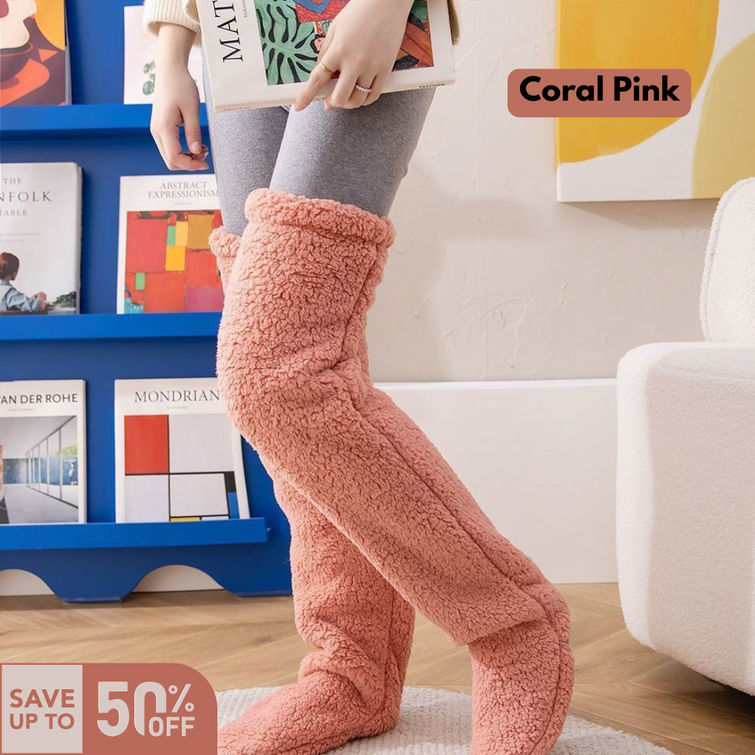 CozyKnee™ – Flauschige Overknee-Wintersocken