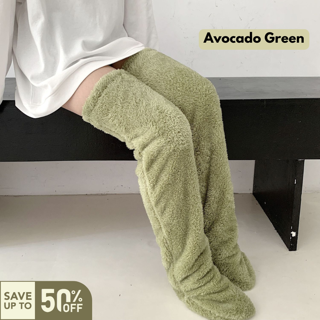 CozyKnee™ – Flauschige Overknee-Wintersocken