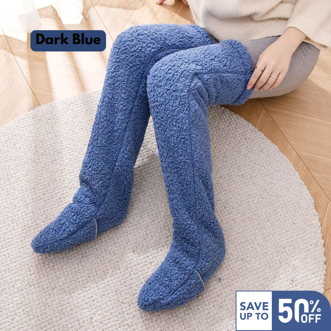 CozyKnee™ – Flauschige Overknee-Wintersocken