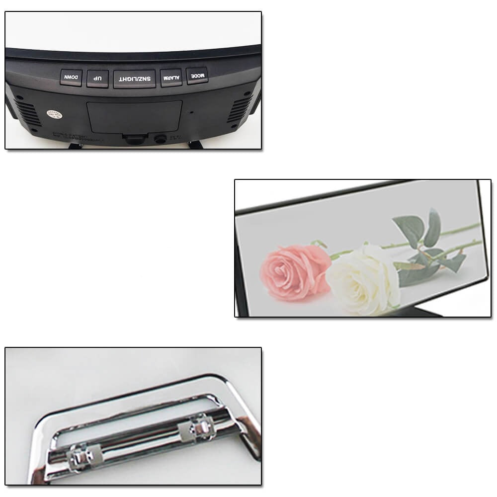 LumiCurve™ – Gebogener LED-Spiegelwecker