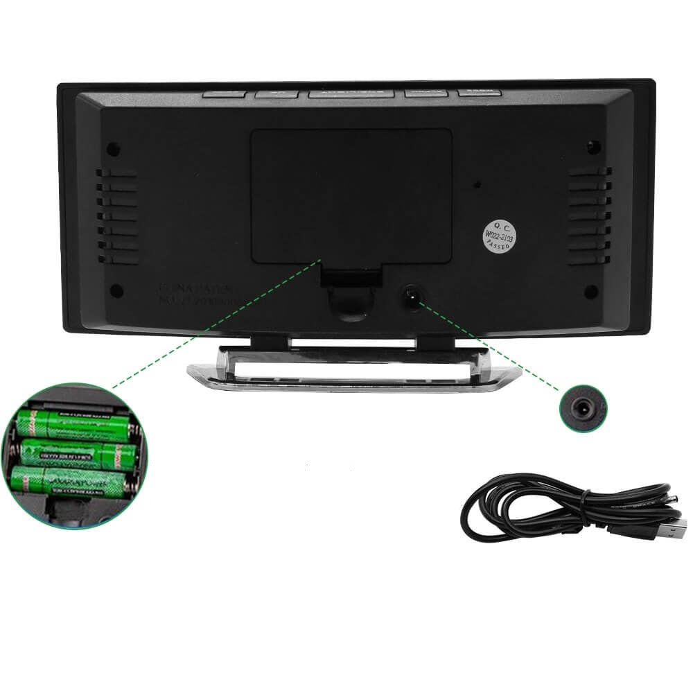 LumiCurve™ – Gebogener LED-Spiegelwecker