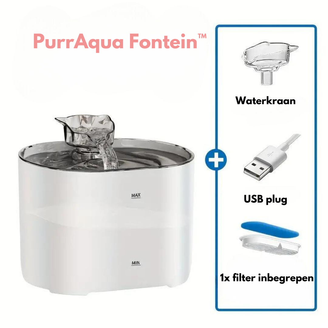 PurrAqua™ – Automatischer Trinkbrunnen für Katzen