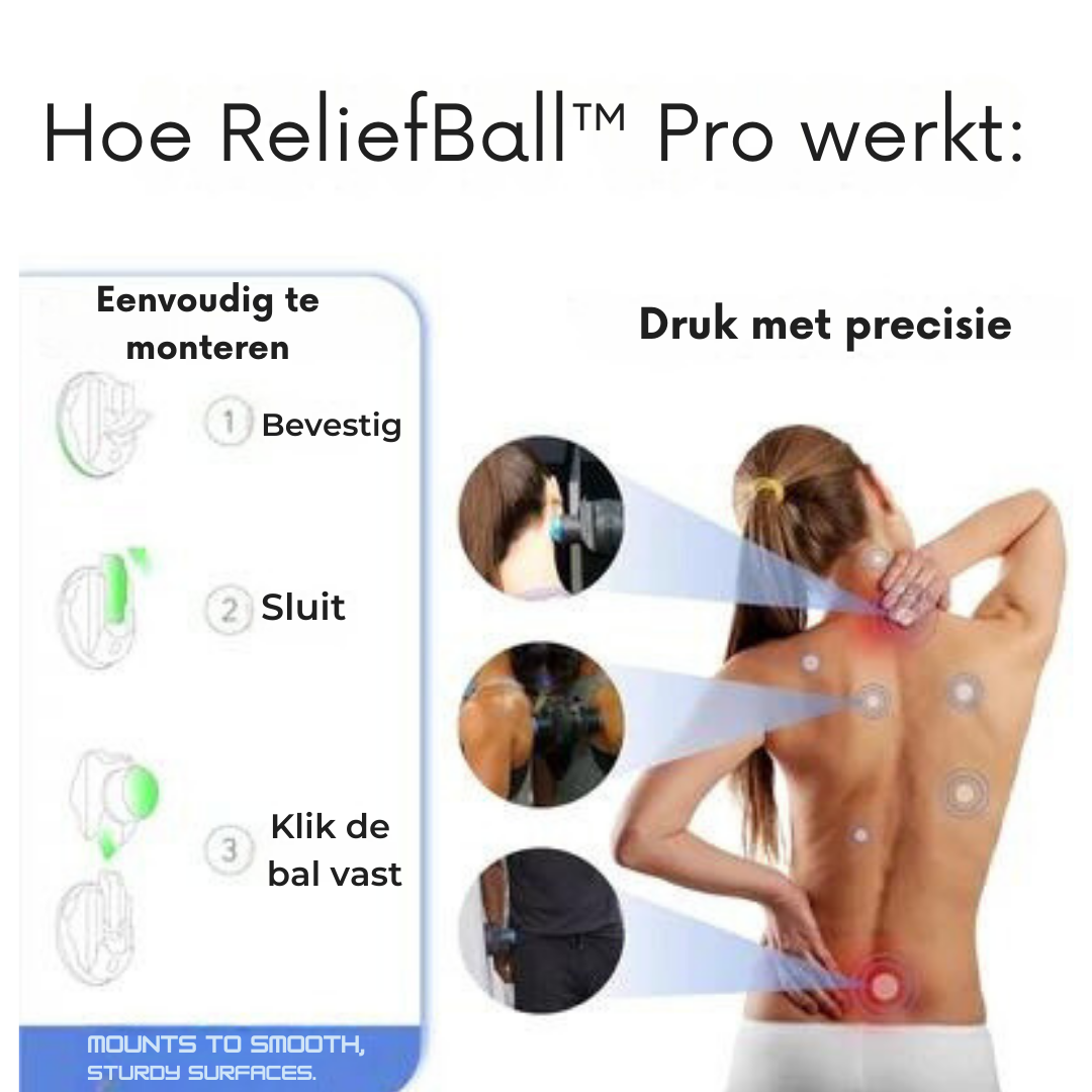 ReliefBall™ Pro -  Erleben Sie eine Revolution in der Schmerzlinderung und Genesung
