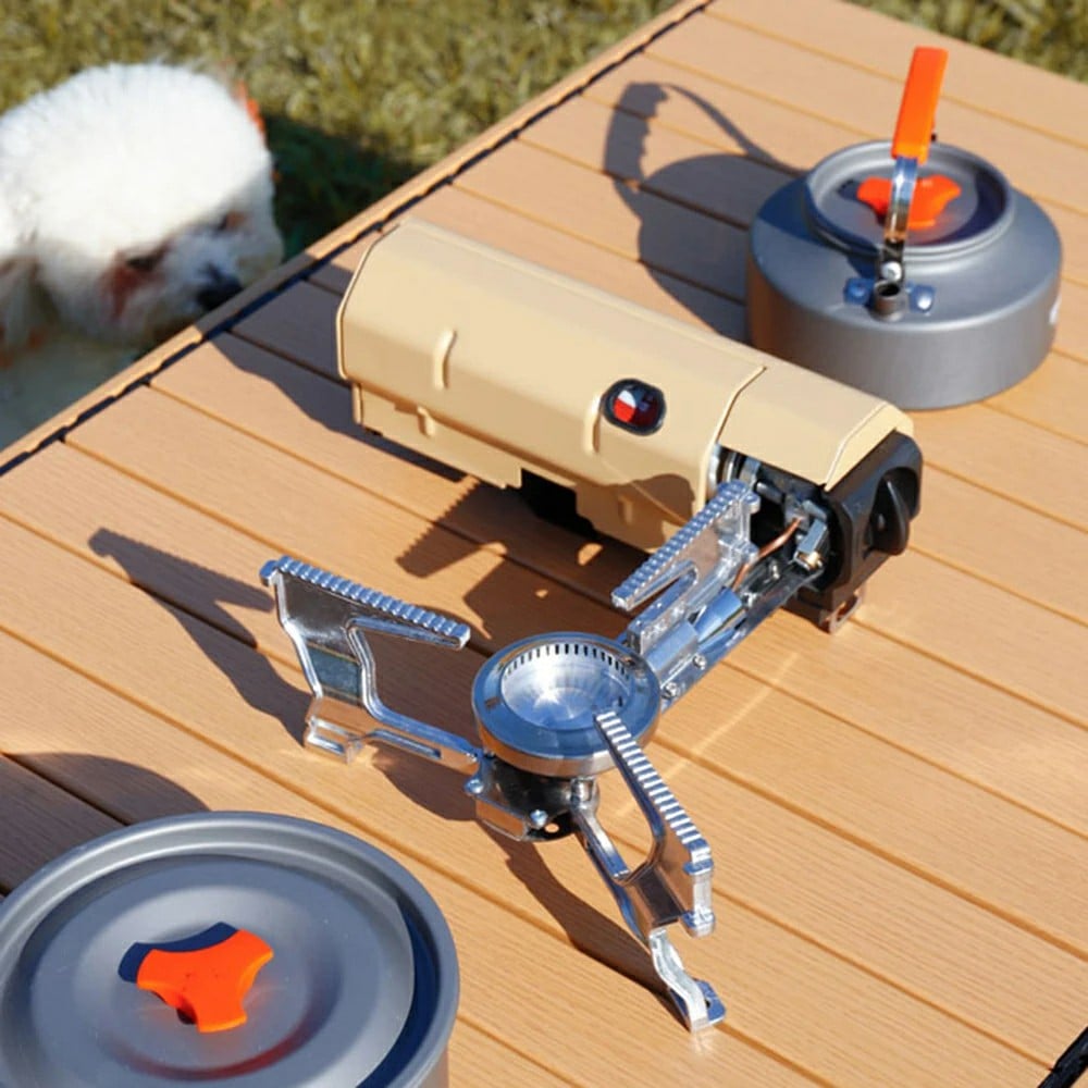 FlameFold™ - Kompakte, zusammenklappbare Spyder-Campinggasbrenner