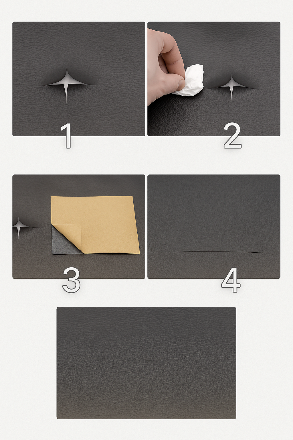 LeatherRevive™ - Selbstklebende Lederflicken