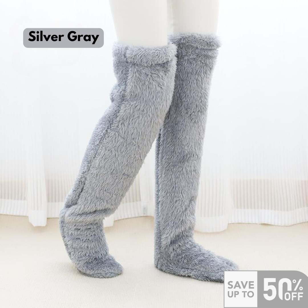 CozyKnee™ – Flauschige Overknee-Wintersocken