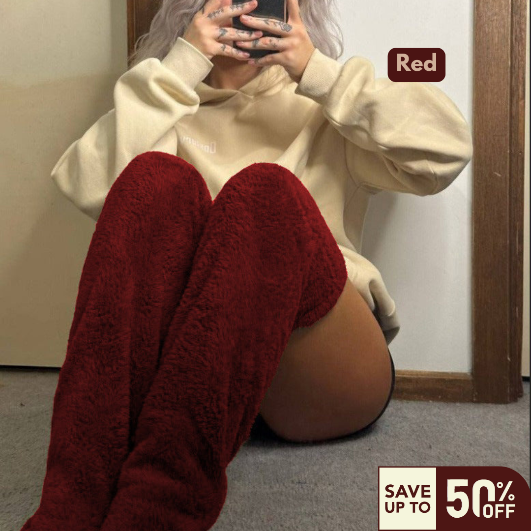 CozyKnee™ – Flauschige Overknee-Wintersocken