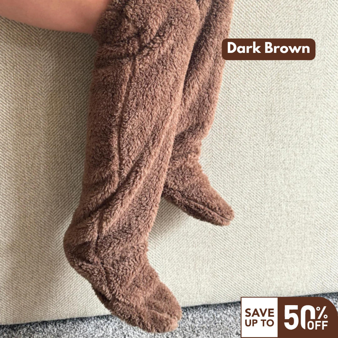 CozyKnee™ – Flauschige Overknee-Wintersocken