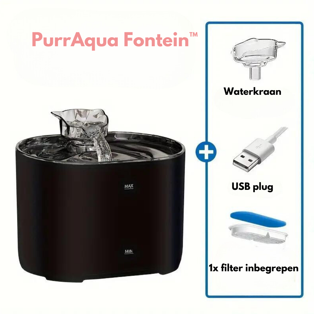 PurrAqua™ – Automatischer Trinkbrunnen für Katzen