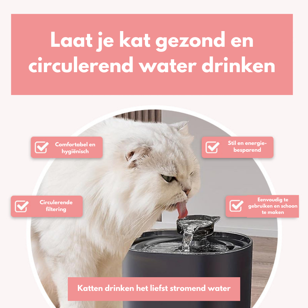 PurrAqua™ – Automatischer Trinkbrunnen für Katzen