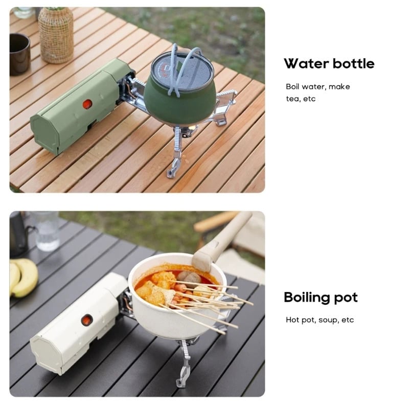FlameFold™ - Kompakte, zusammenklappbare Spyder-Campinggasbrenner