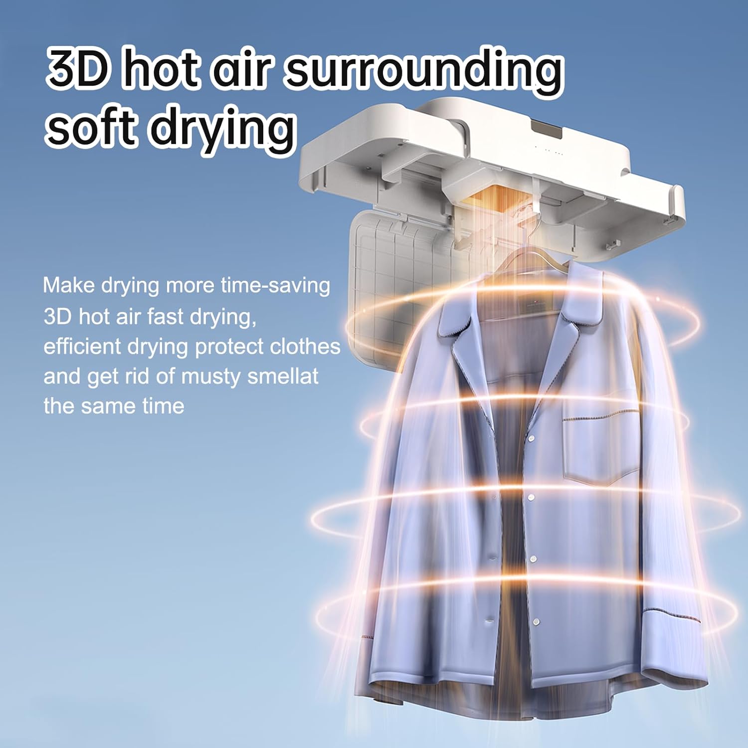 AeroDry™ Tragbarer Wäschetrockner