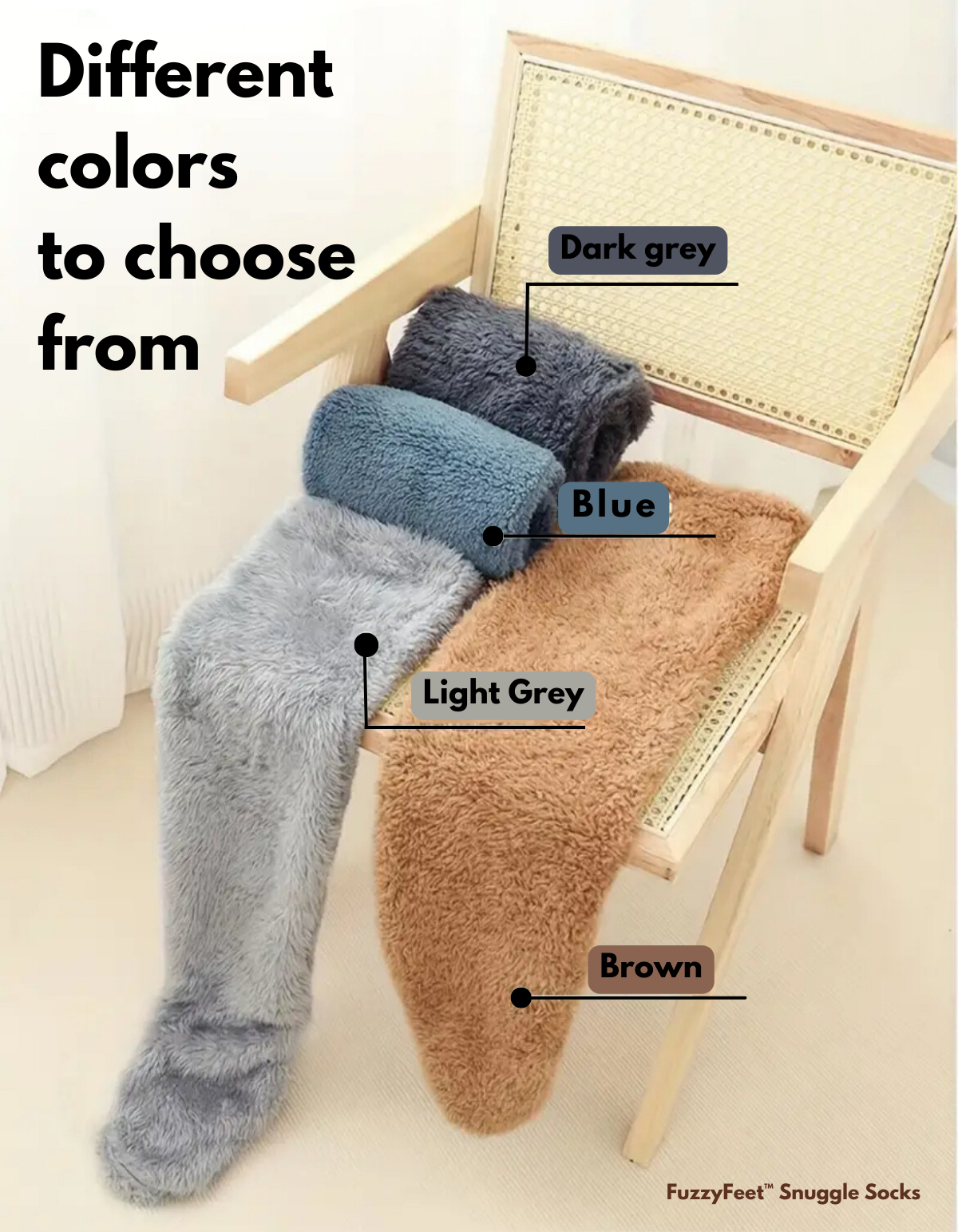 CozyKnee™ – Flauschige Overknee-Wintersocken