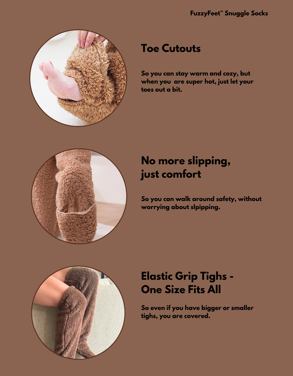 CozyKnee™ – Flauschige Overknee-Wintersocken