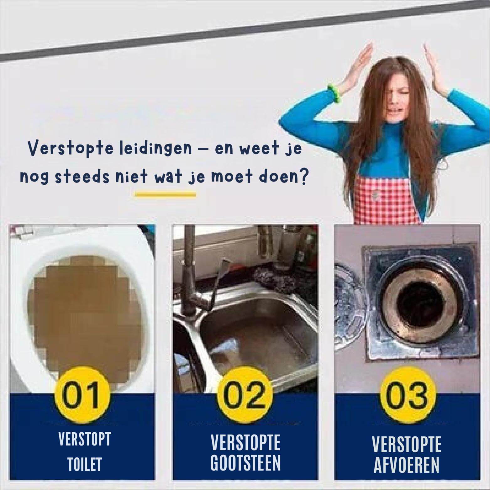 AquaRush™ – Abflussreiniger für Rohre, Toiletten und Abflüsse