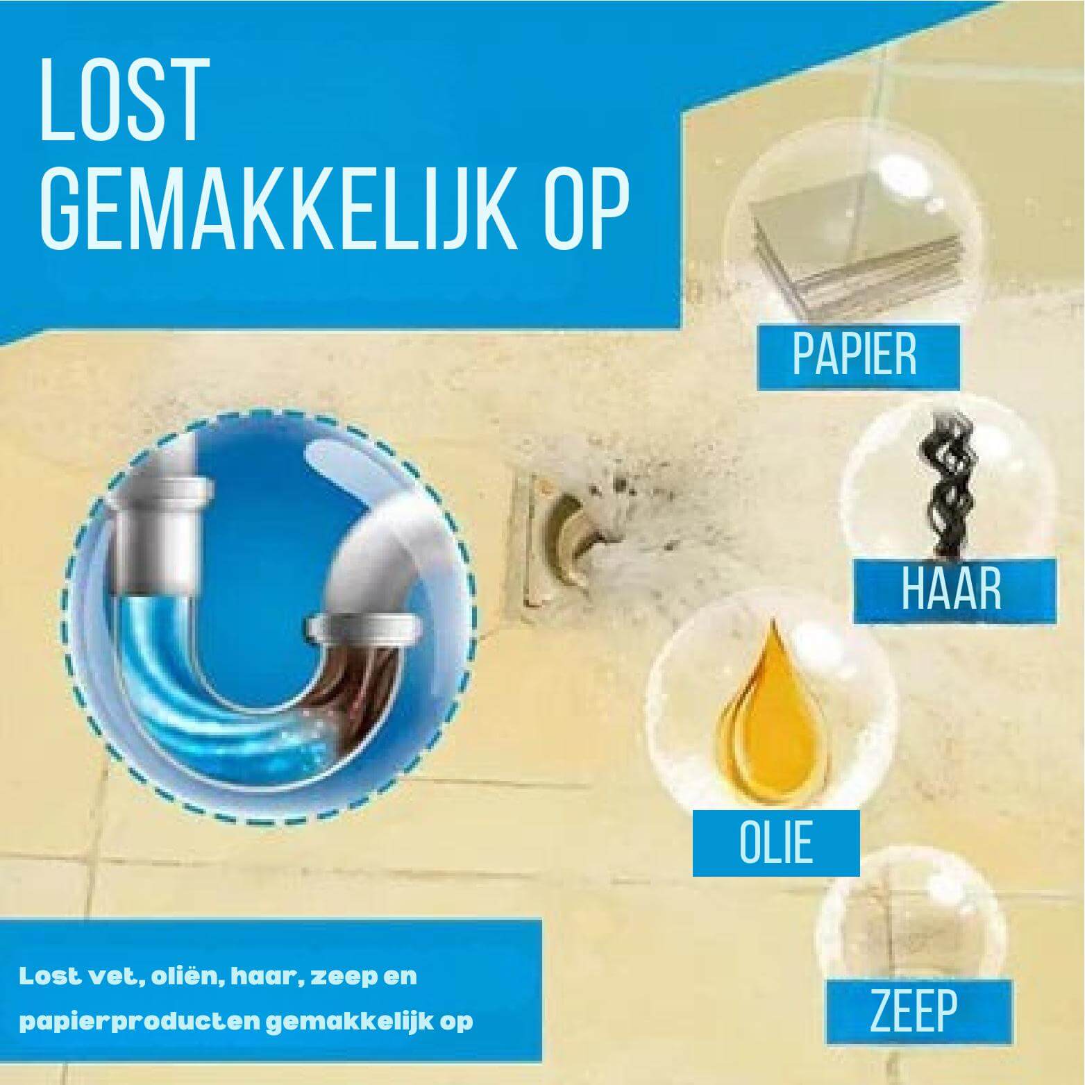 AquaRush™ – Abflussreiniger für Rohre, Toiletten und Abflüsse