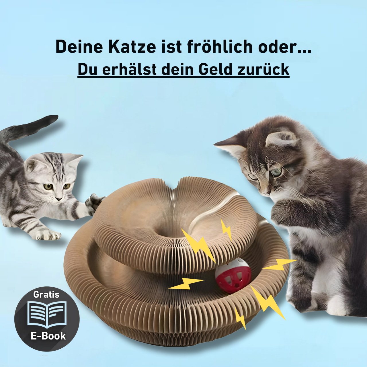PouncePlay™ - Krabbenspiel mit Glocke