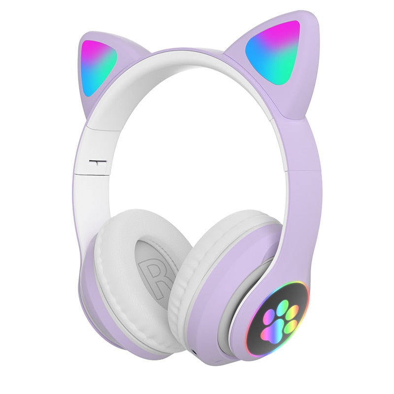 PurrBeats™ – LED-Bluetooth-Kopfhörer mit Katzenohren