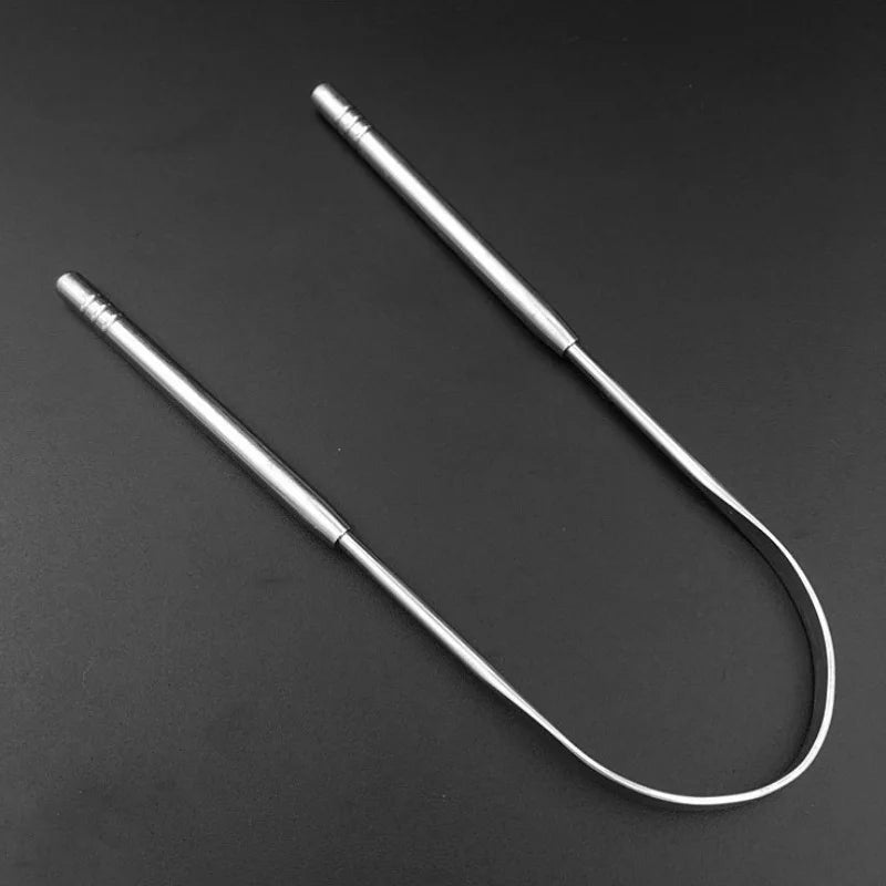 SteelFresh™ – Professioneller Zungenschaber aus Edelstahl | 1+1 GRATIS