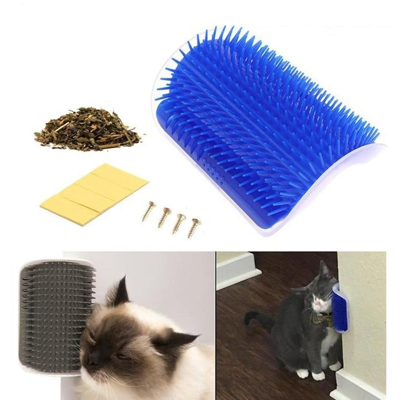 PurrBrush™ – Selbstmassage-Winkelbürste für Katzen | 1+1 GRATIS