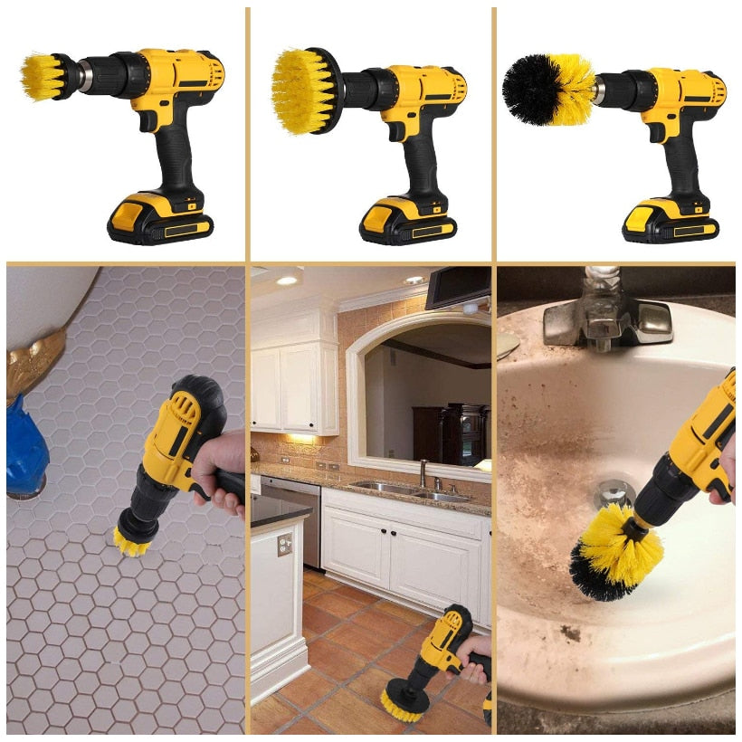 DrillBrush™ – Elektrisches Reinigungsbürstenset (4-teilig)