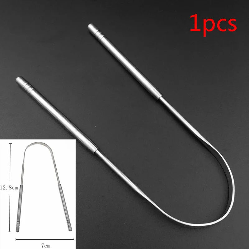 SteelFresh™ – Professioneller Zungenschaber aus Edelstahl | 1+1 GRATIS