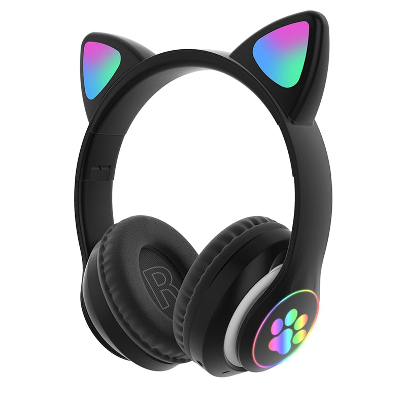 PurrBeats™ – LED-Bluetooth-Kopfhörer mit Katzenohren