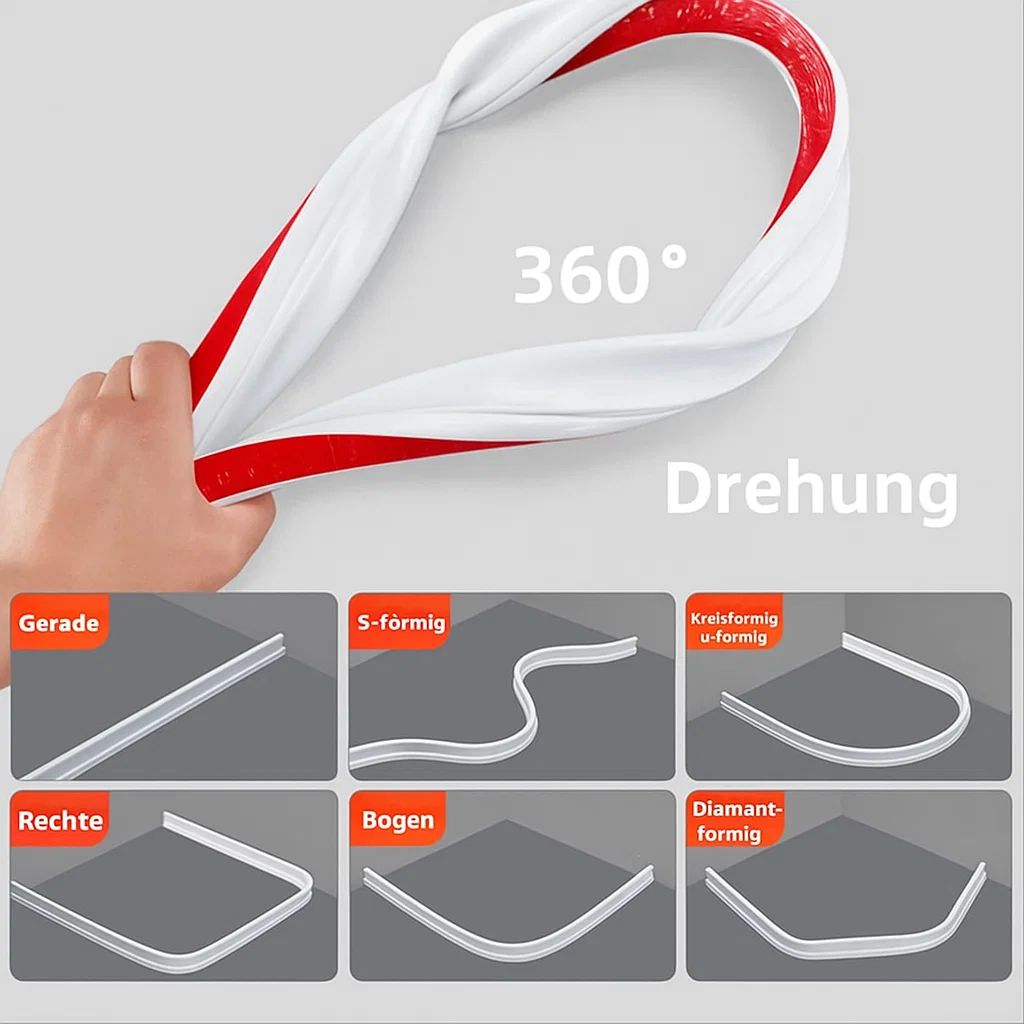 FlexiSeal™ – Silikon-Wasserabdichtungsstreifen