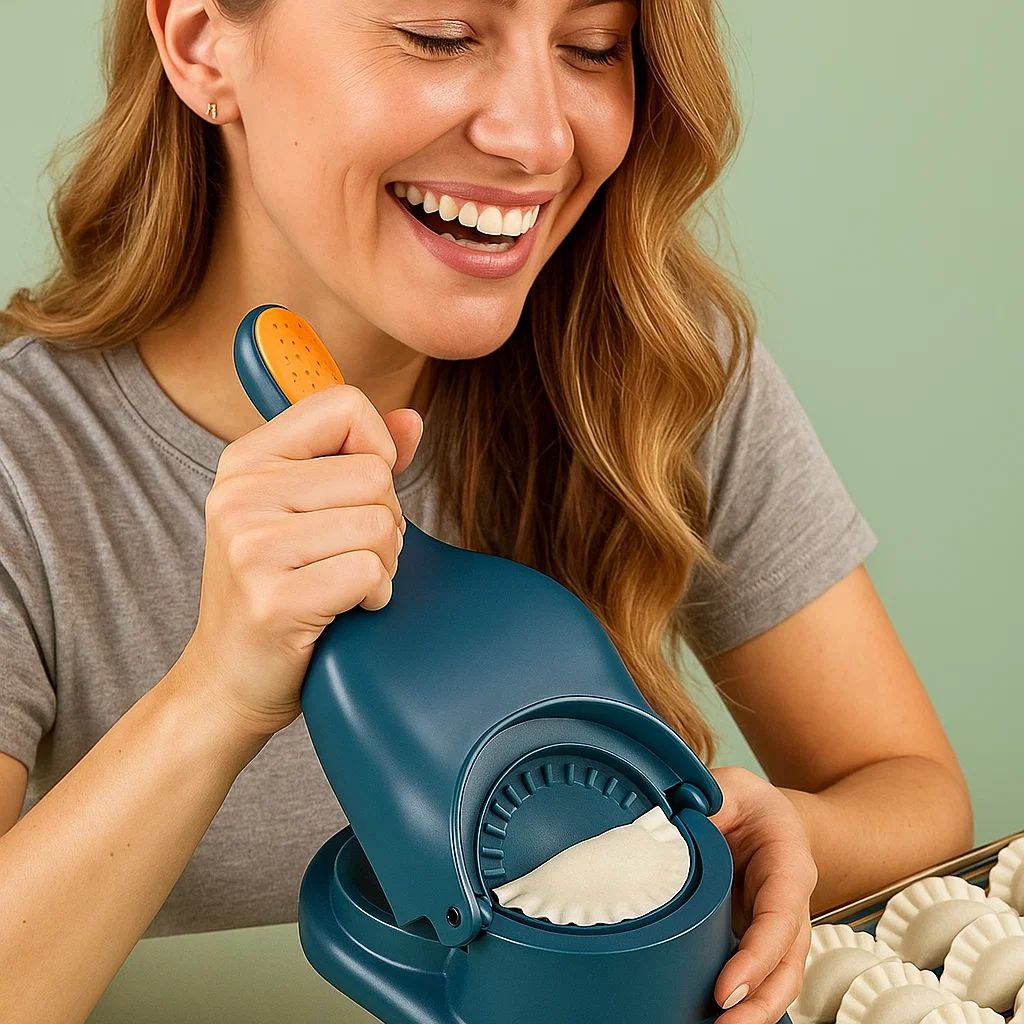 2-in-1-Knödelausstecher - Formt & füllt perfekte Knödel