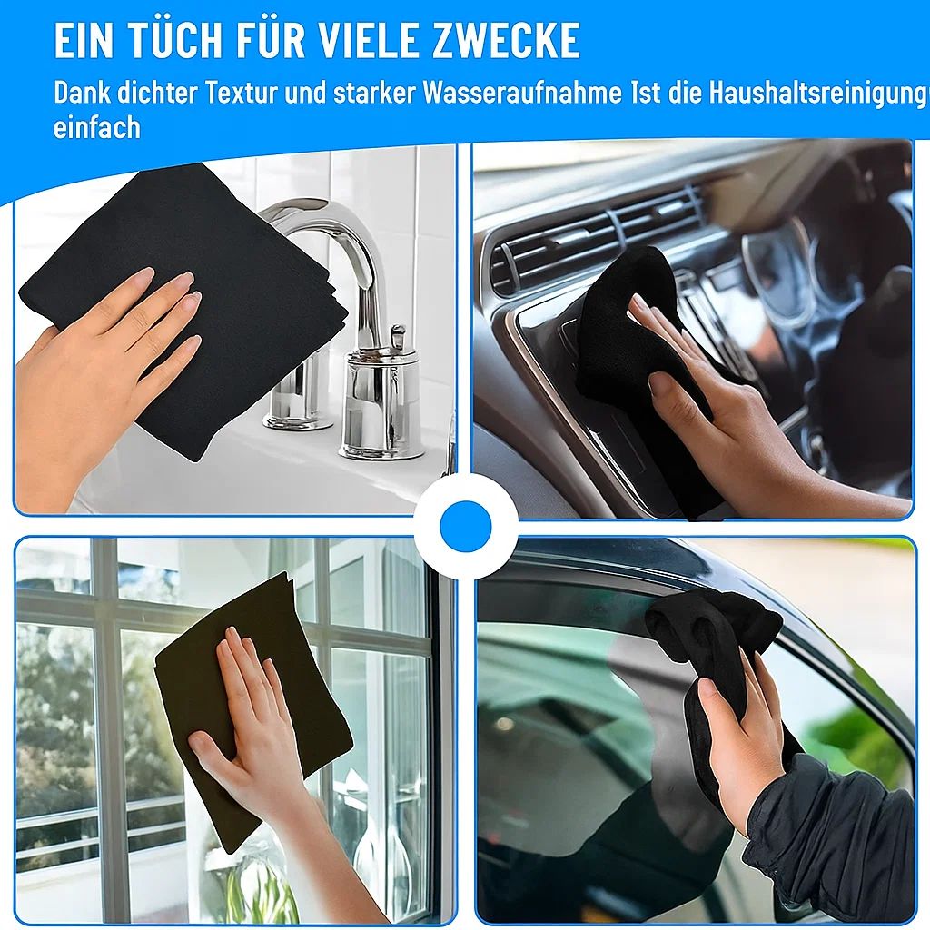 Premium XL Miracle Wipes - Sauber ohne Streifen und Fusseln (5+5 GRATIS)