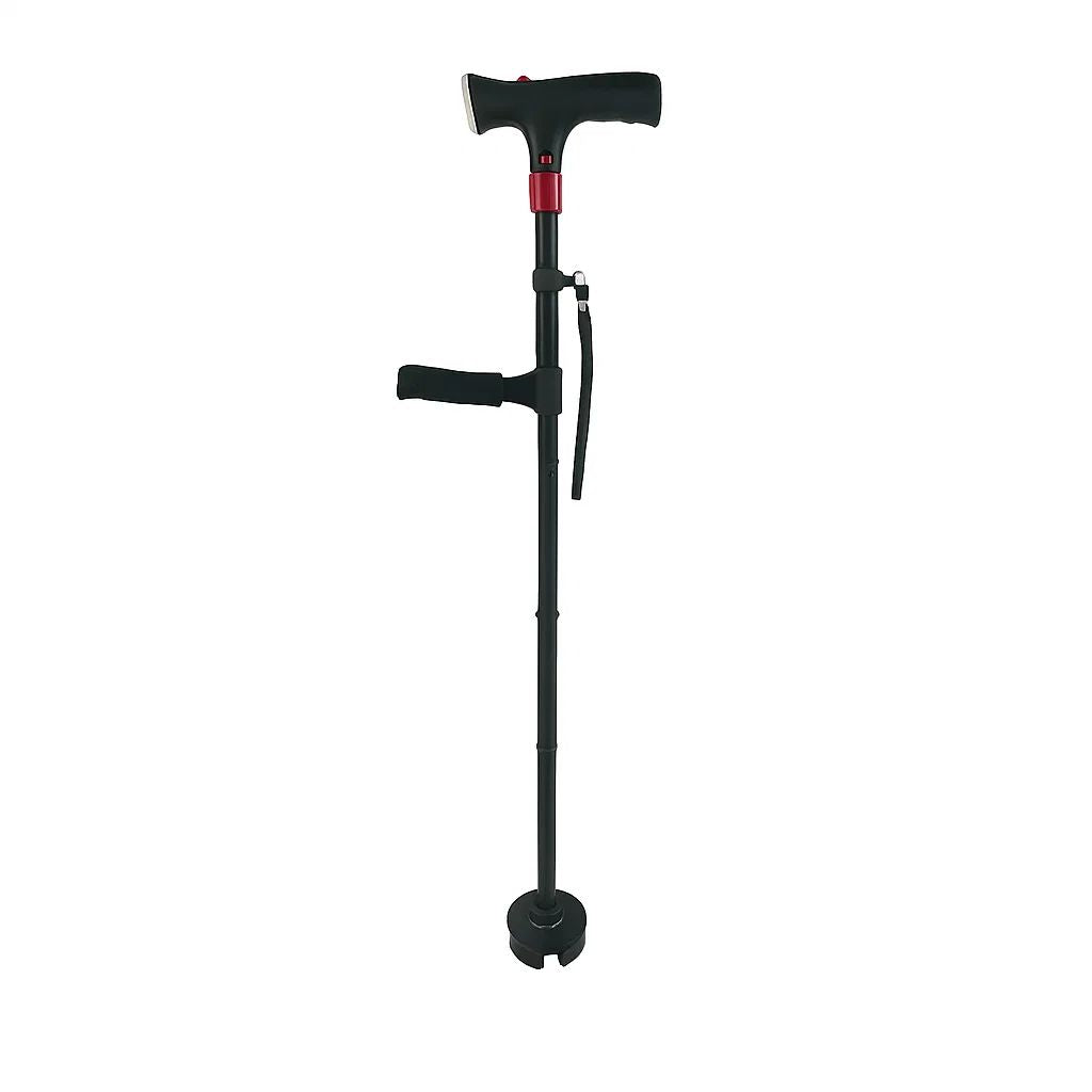 SafeWalk™ Klappbarer Gehstock mit LED-Beleuchtung