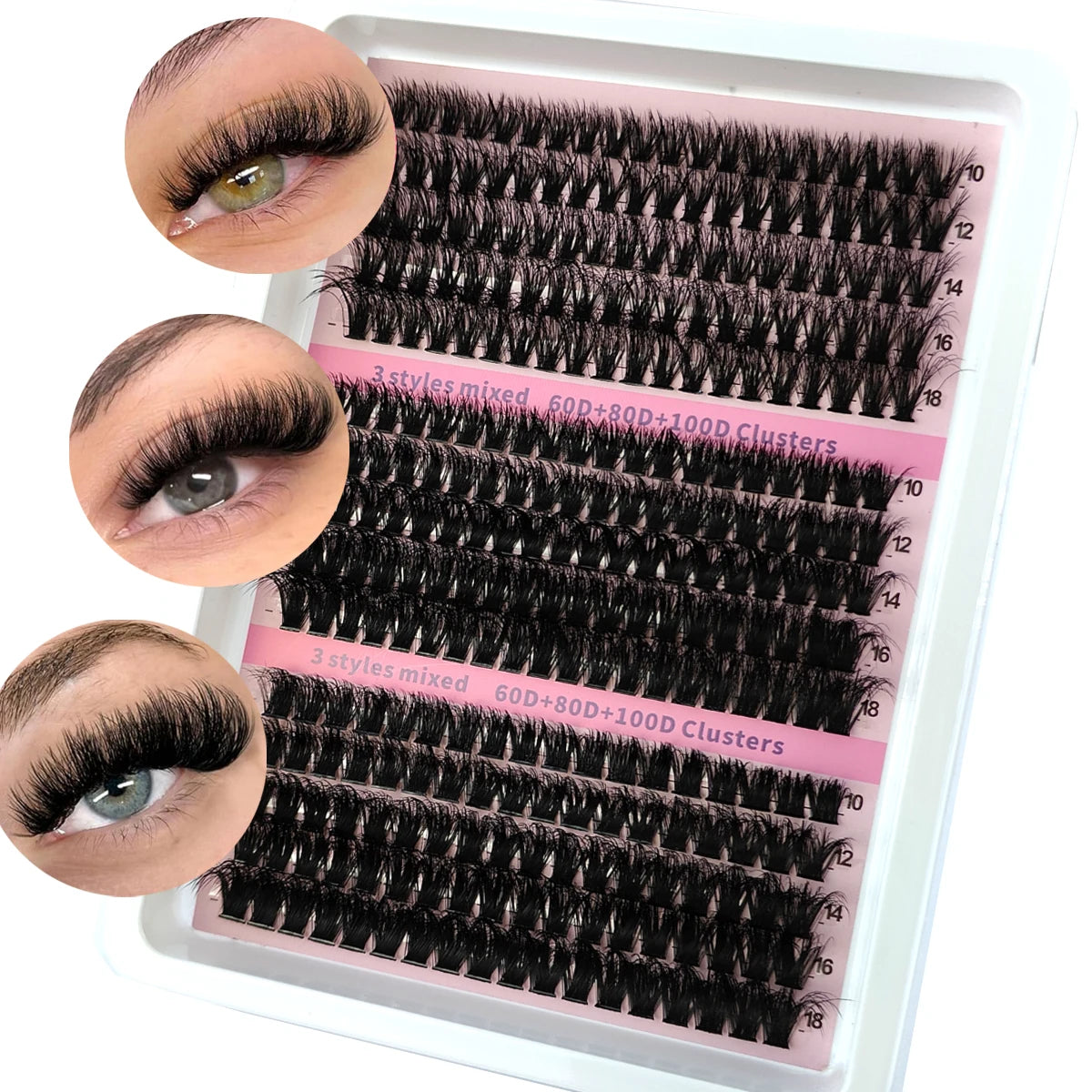 LashGlam Pro™ – 5D-Cluster-Wimpern