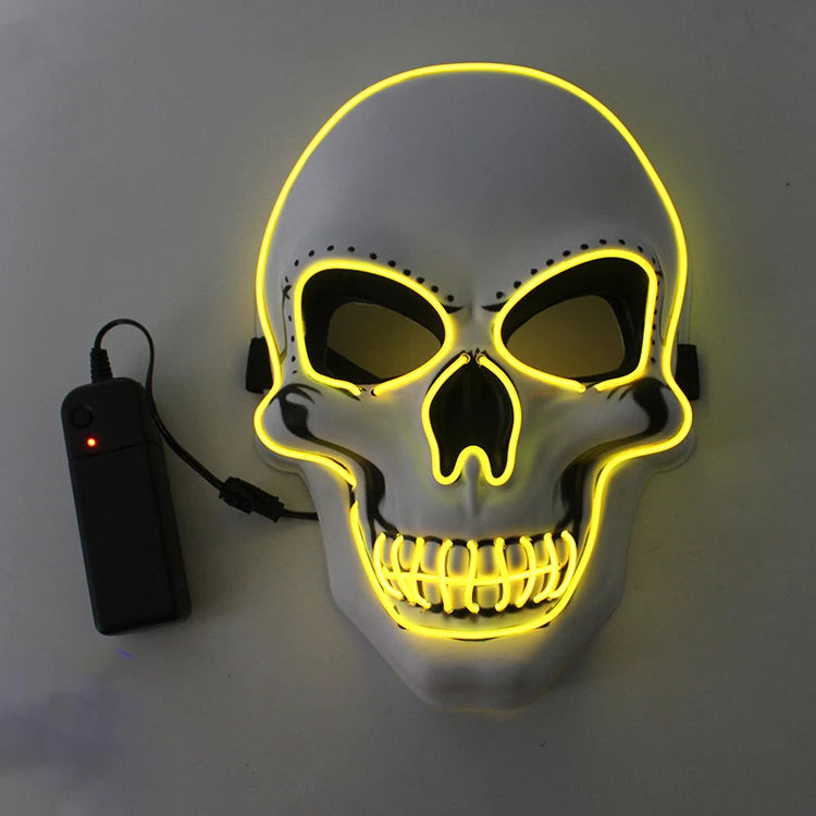 SkullGlow™ – LED-Halloween-Maske | 1+1 GRATIS