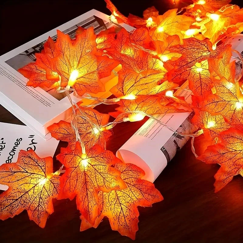 AutumnGlow™ – LED Ahornblatt-Lichterkette | 1+1 GRATIS