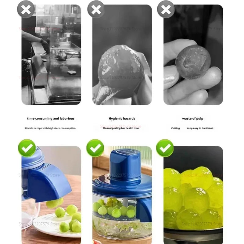 PeelMaster™ – Elektrischer Obst- & Knoblauchschäler