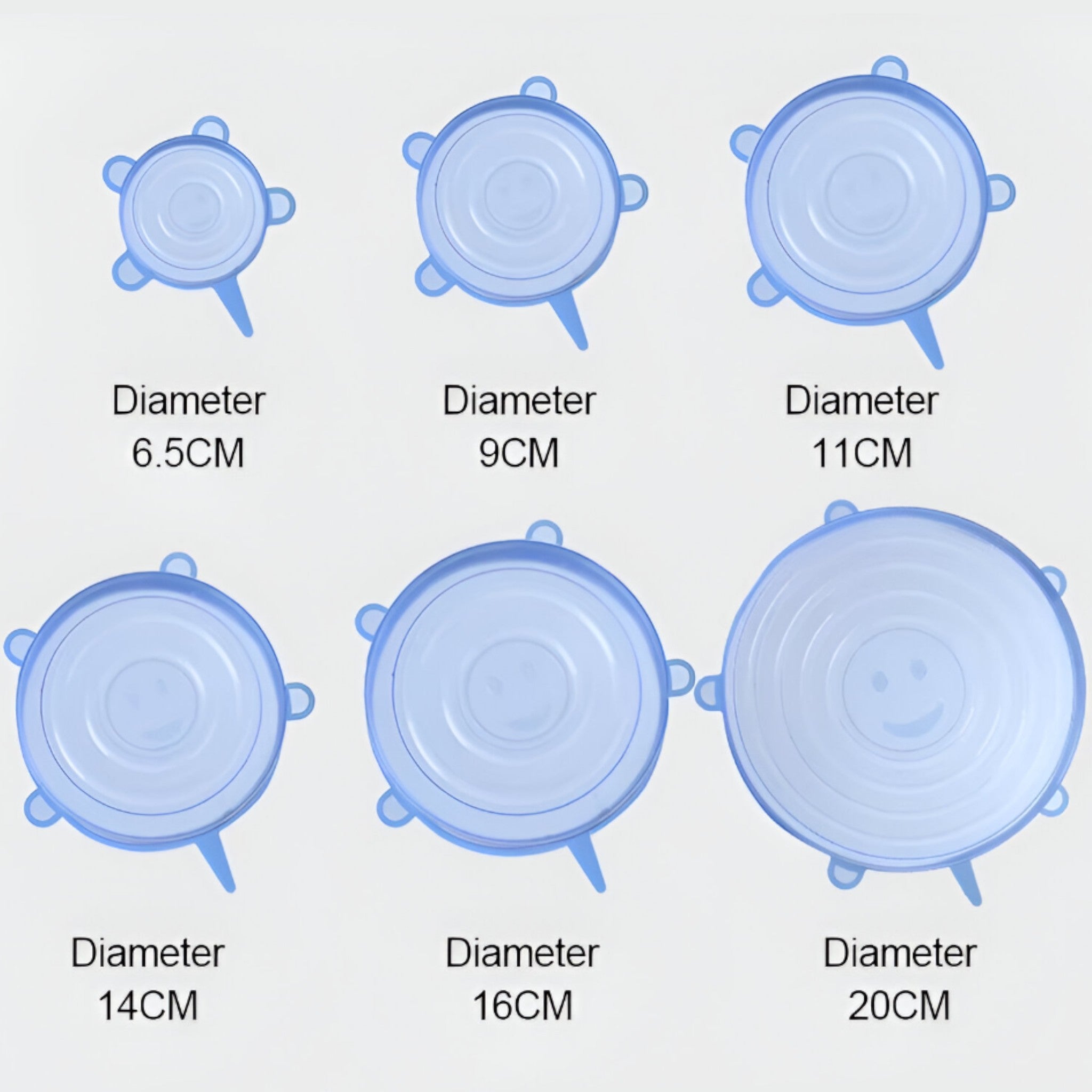 SealFresh™ | Silikon, wiederverwendbare Lebensmittelabdeckungen