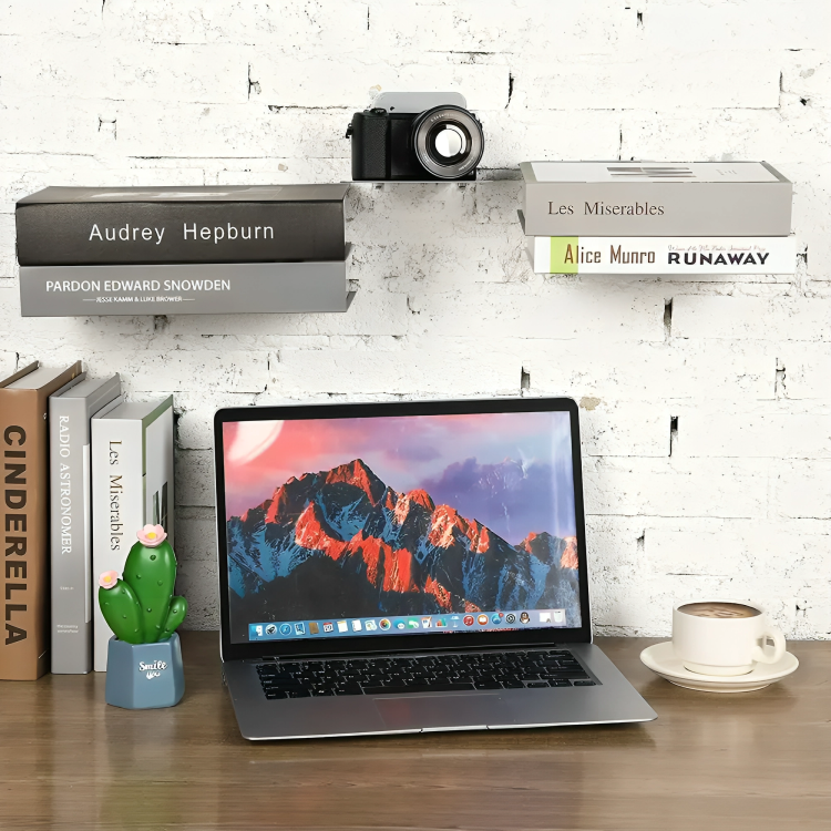 AirShelf™ Lassen Sie Ihre Bücher an der Wand schweben