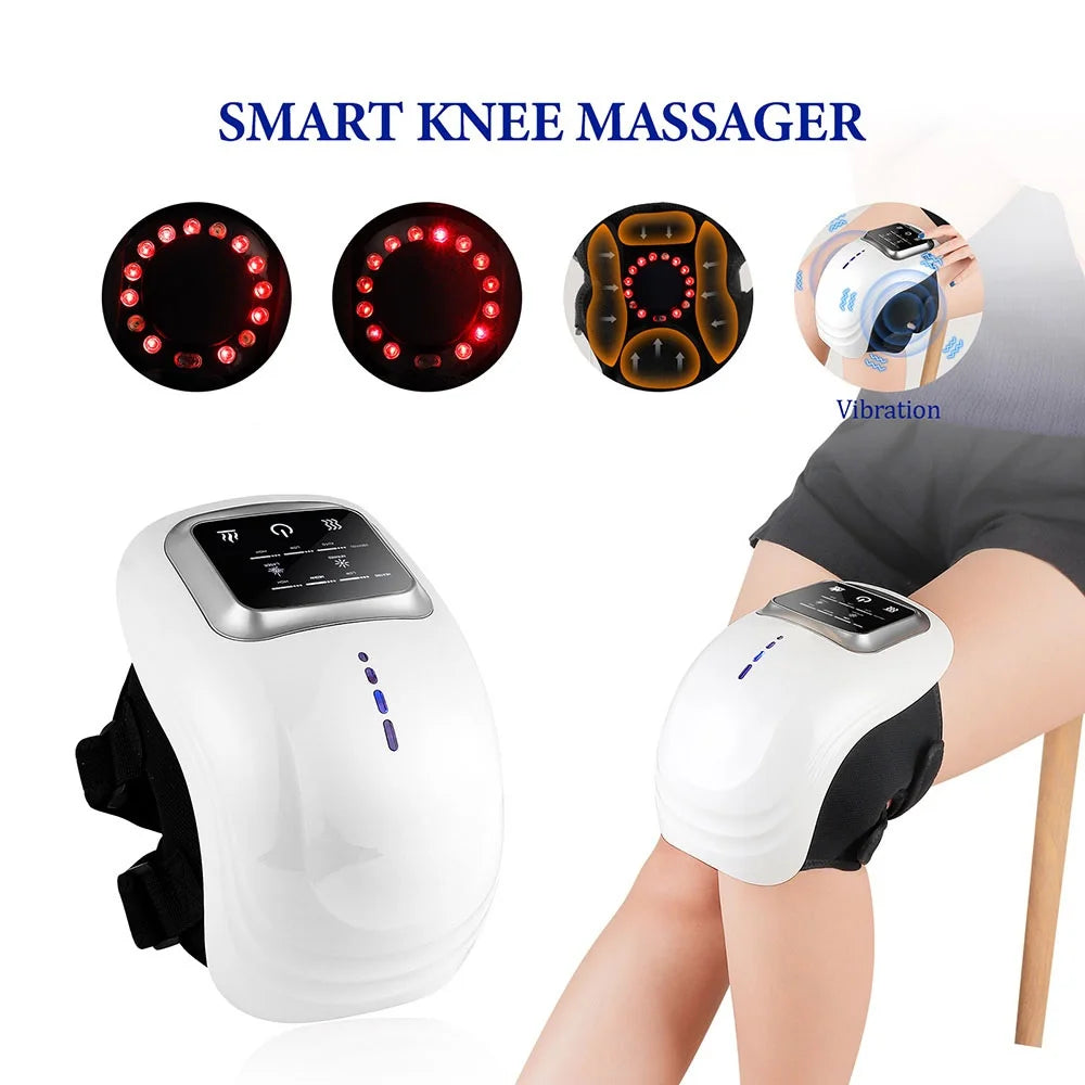 KneeRelief Pro™ – Intelligenter Knie-Massager mit Wärme & Vibration
