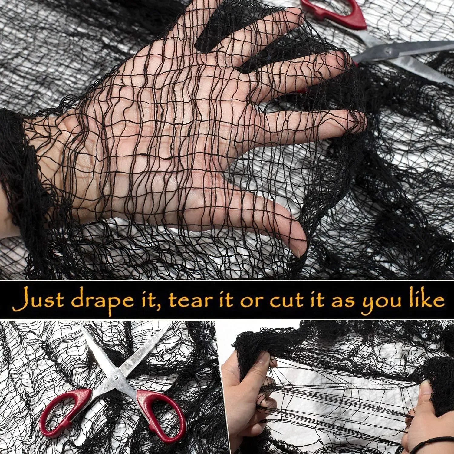 HauntedDrape™ – Gruseliges Halloween Gazetuch