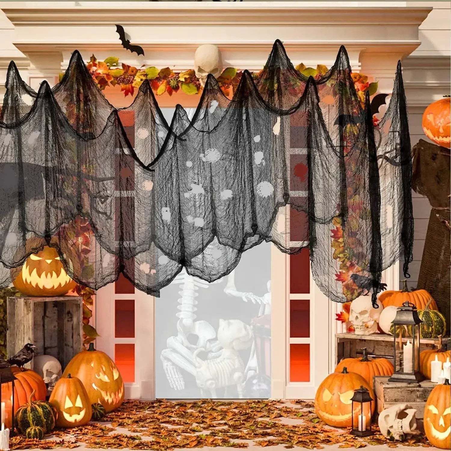 HauntedDrape™ – Gruseliges Halloween Gazetuch