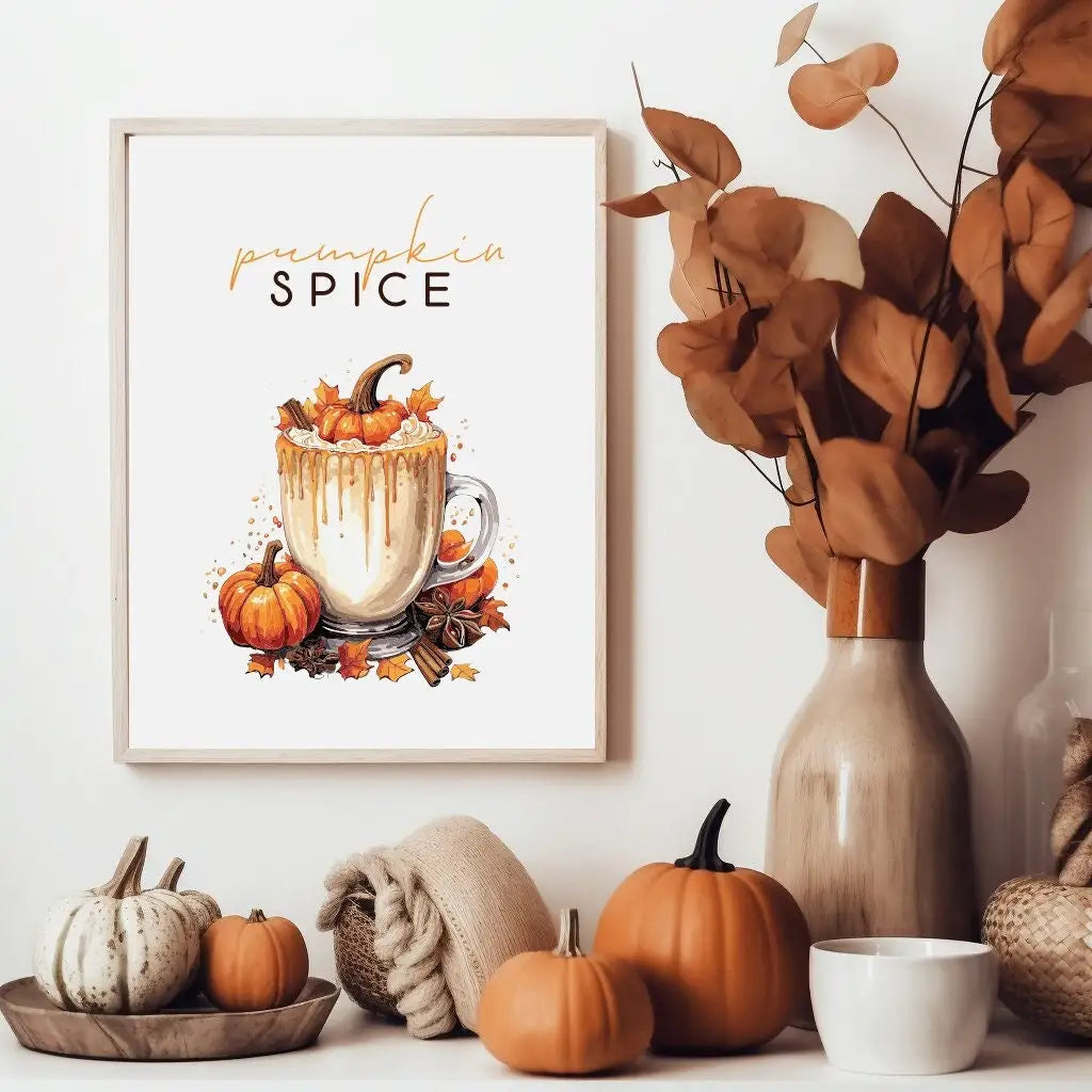 Autumn Spice Wall Art™ – Warme Herbstposter | 2+2 GRATIS