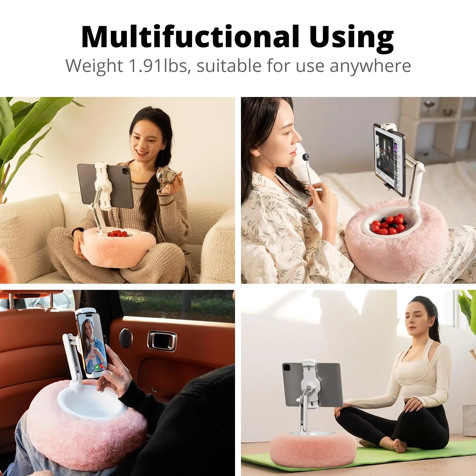 ComfyStand™ – 2-in-1 Kissenhalter für Handy & Tablet
