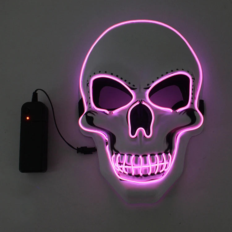 SkullGlow™ – LED-Halloween-Maske | 1+1 GRATIS