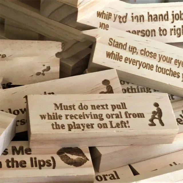 Couple tower | Romantisches/Spannendes Jenga | 48 Teile