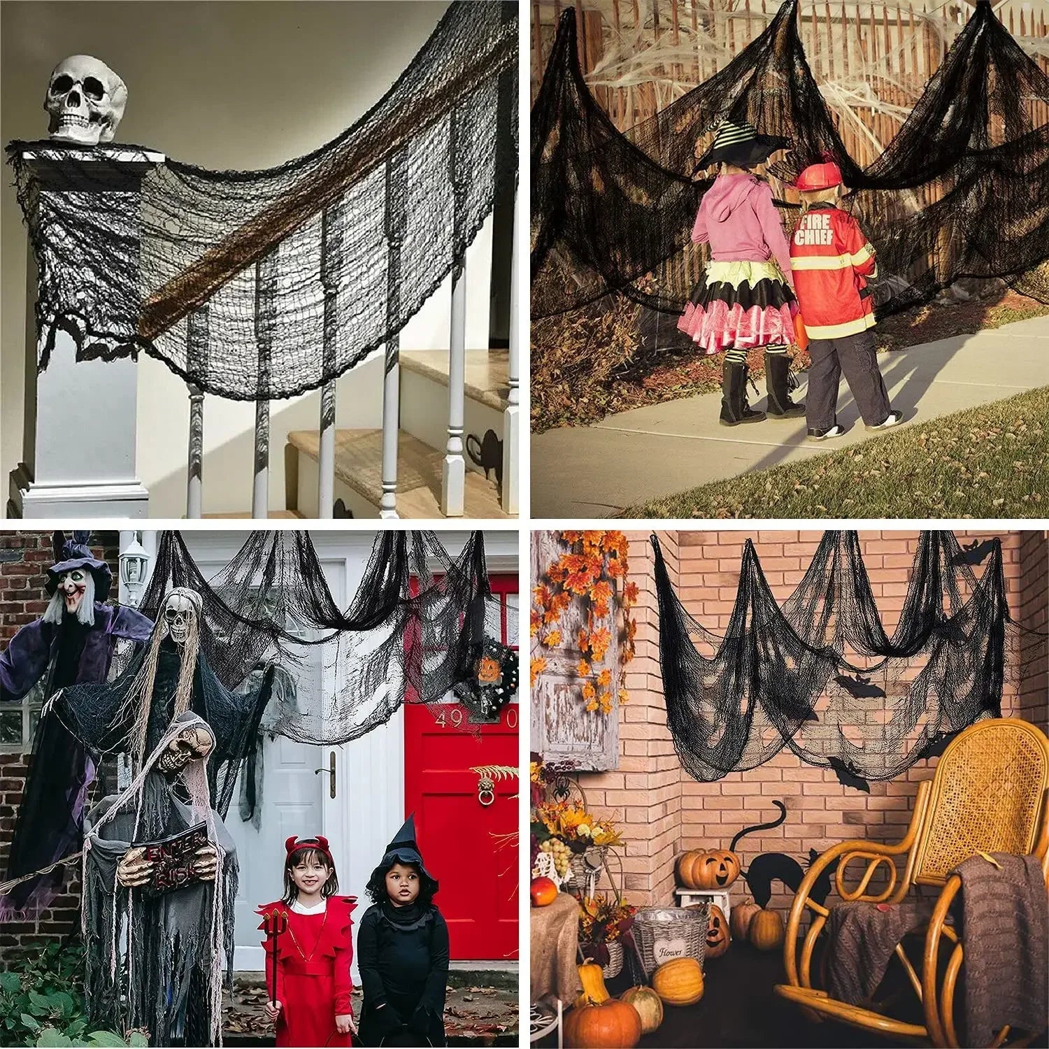 HauntedDrape™ – Gruseliges Halloween Gazetuch