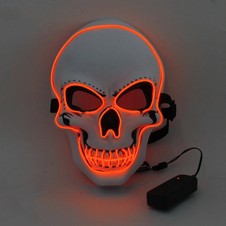 SkullGlow™ – LED-Halloween-Maske | 1+1 GRATIS