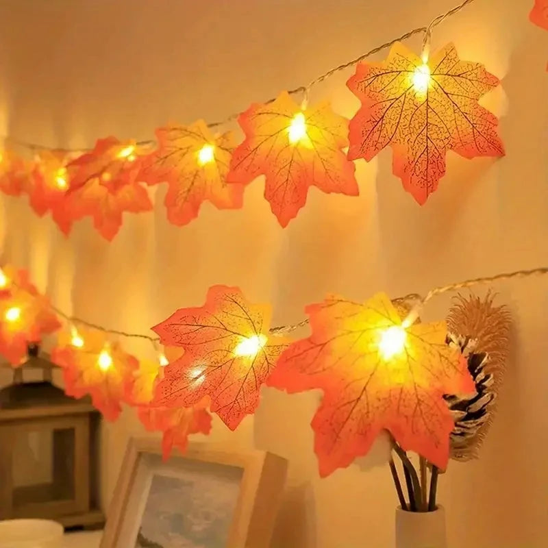 AutumnGlow™ – LED Ahornblatt-Lichterkette | 1+1 GRATIS