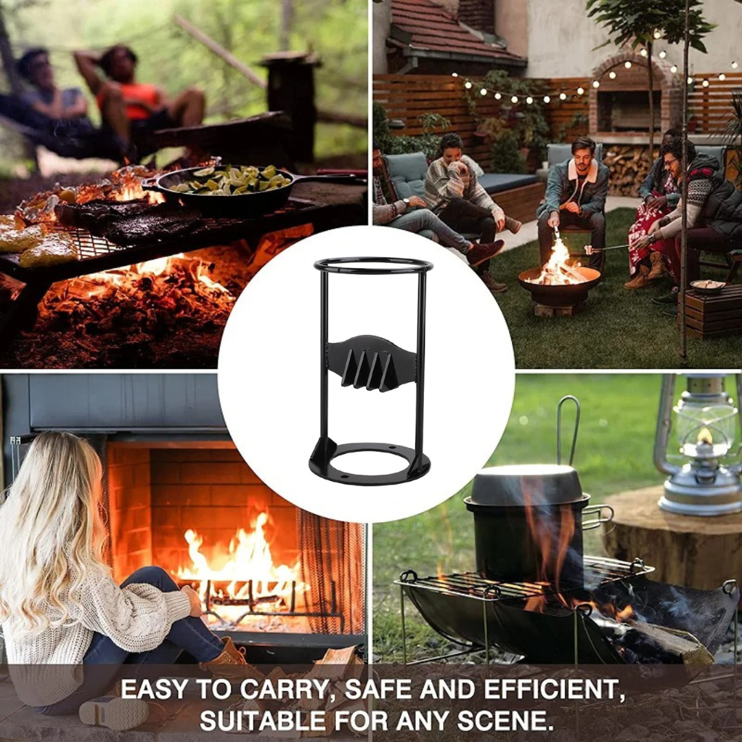 WoodSplitter™ - Tragbarer Holzspalter aus Gusseisen