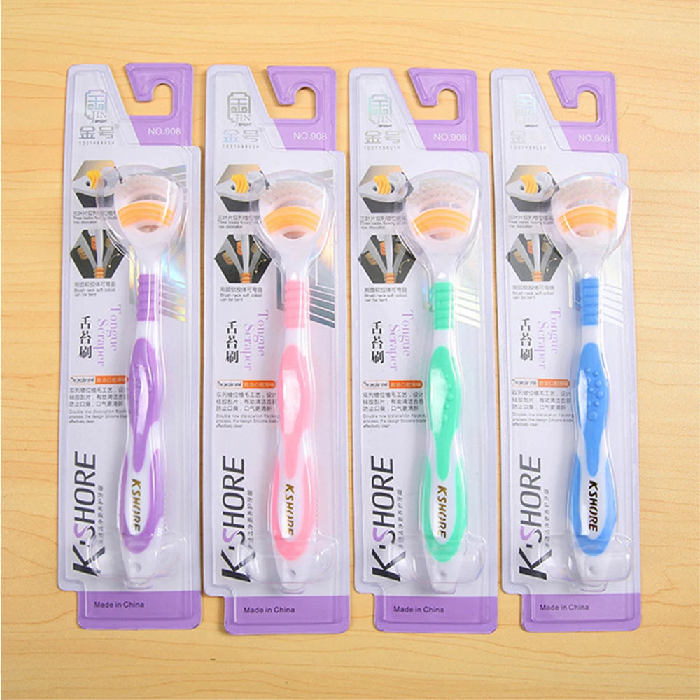 FreshTongue™ – Zungenreiniger mit Bürste | 2+2 GRATIS